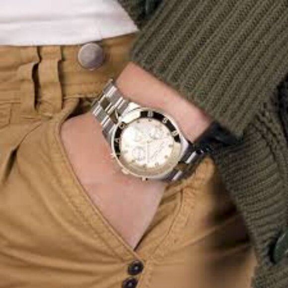 Marc Jacobs Silver and Gold Men's Watch